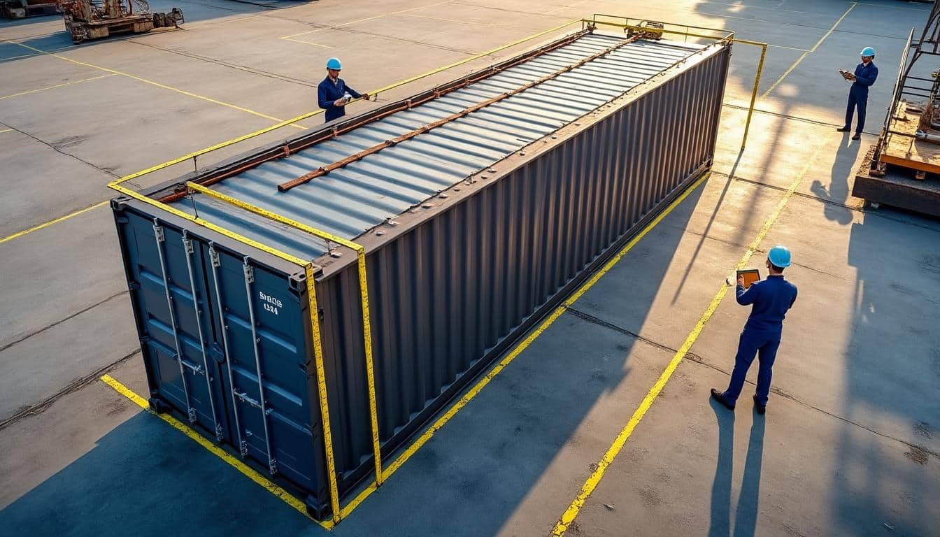 Illustration: Les dimensions techniques détaillées : longueur, largeur, hauteur, volume et poids