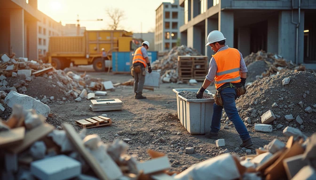 Illustration: Comprendre la nature et les catégories des déchets du BTP