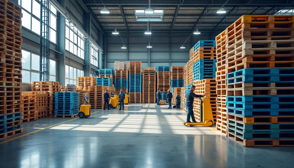 Palette gerbable : optimisez votre stockage avec empilement sécurisé